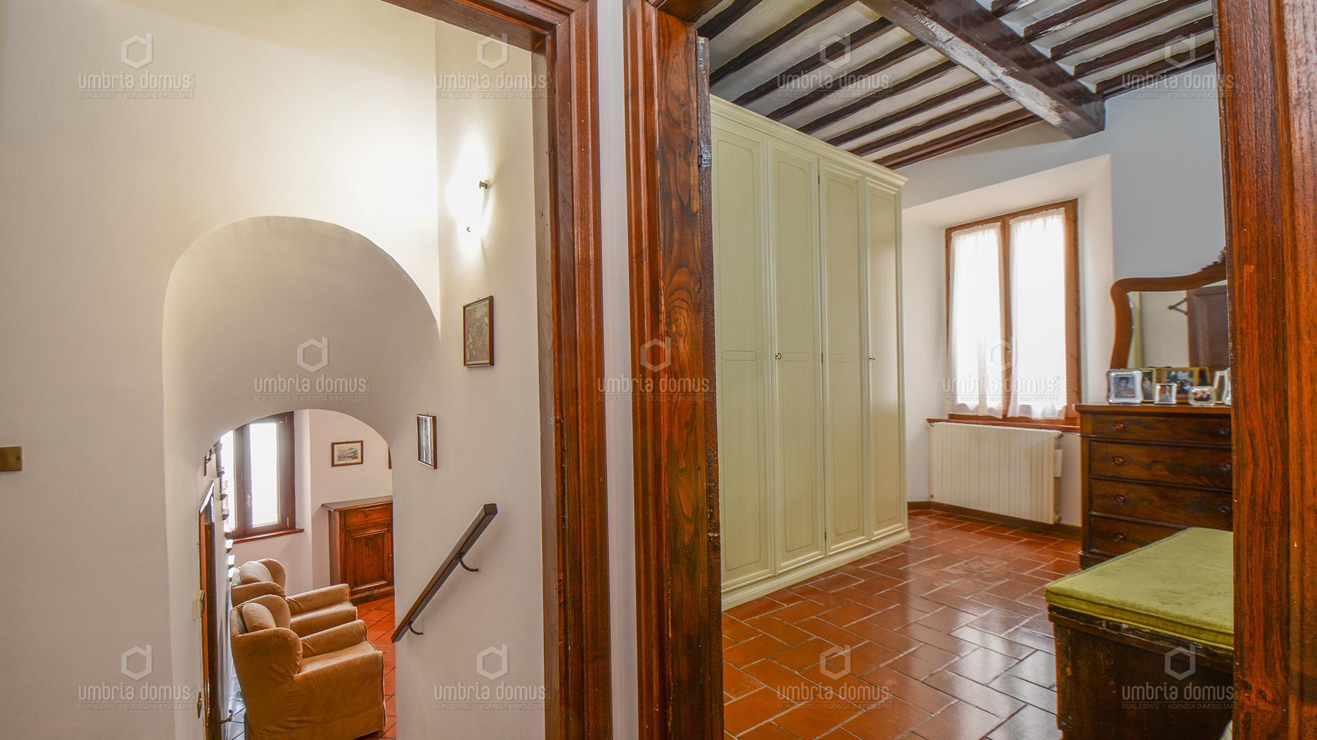 Cielo terra nel borgo Medievale